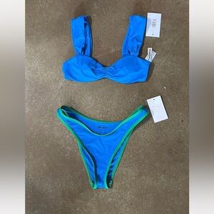 Dippin' Daisy's Royal Blue and Lime Bikini